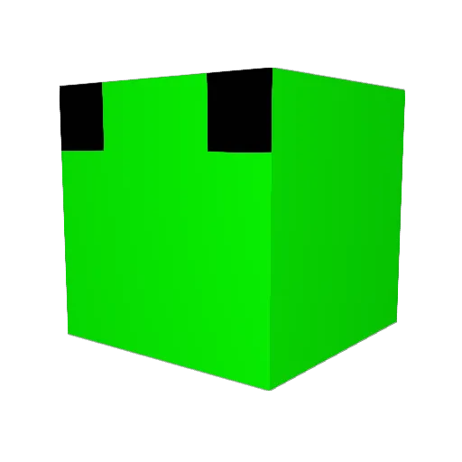 cj_2203 Minecraft avatar head, 3D render
