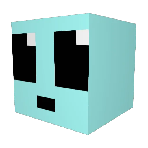cjc4245 Minecraft avatar head, 3D render