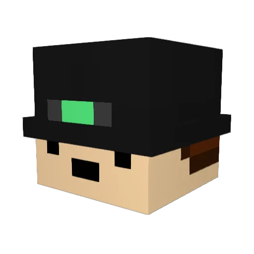 cjcarrillo6 Minecraft avatar head, 3D render