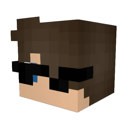 cjcool28 Minecraft avatar head, 3D render