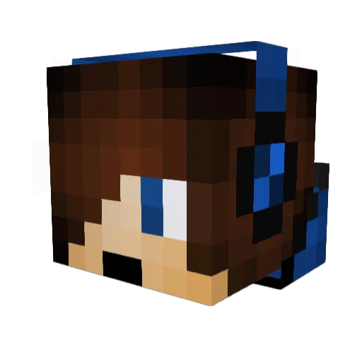 cjcph4 Minecraft avatar head, 3D render