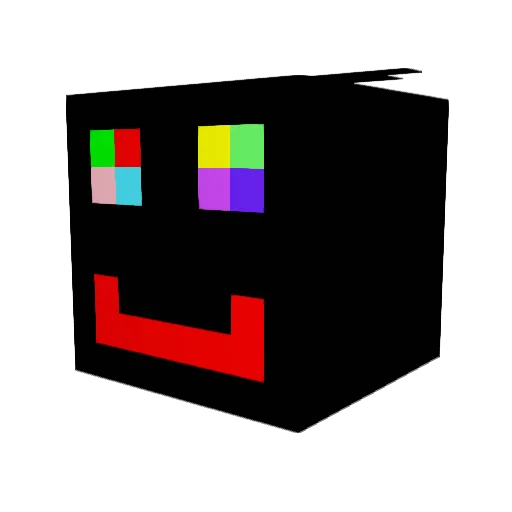 cjd2004160 Minecraft avatar head, 3D render