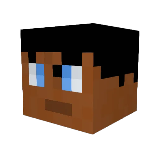 cjelliott Minecraft avatar head, 3D render