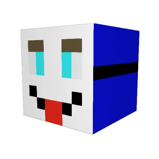 cjf1500 Minecraft avatar head, 3D render