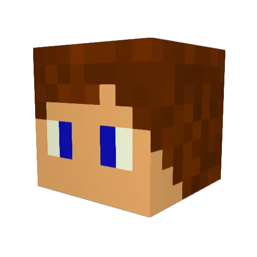 cjh0731 Minecraft avatar head, 3D render