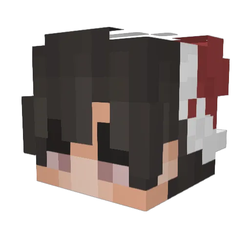 cjh2071 Minecraft avatar head, 3D render