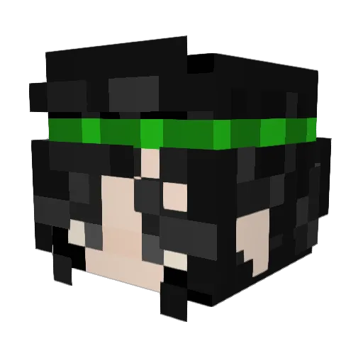 cjkirk Minecraft avatar head, 3D render