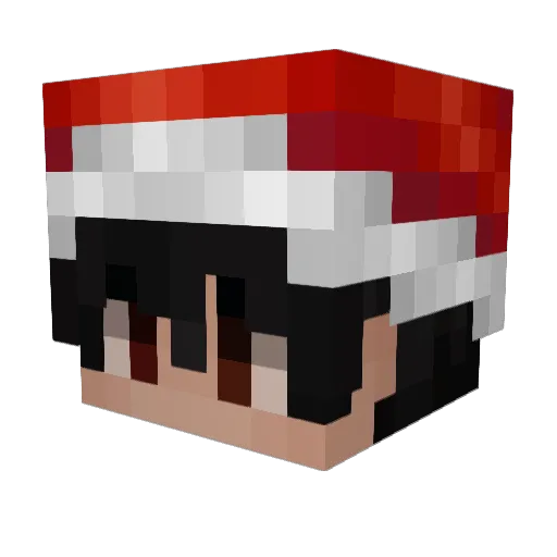 cjlesslie Minecraft avatar head, 3D render