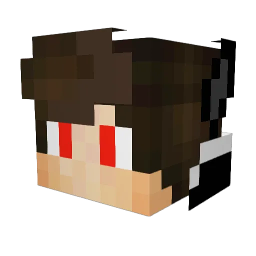 cjlonewolf95 Minecraft avatar head, 3D render