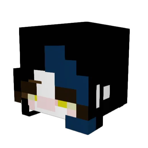 cjm0802 Minecraft avatar head, 3D render