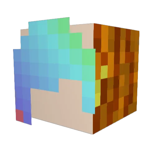 cjminer444 Minecraft avatar head, 3D render
