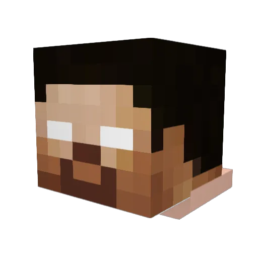 cjmmx15 Minecraft avatar head, 3D render