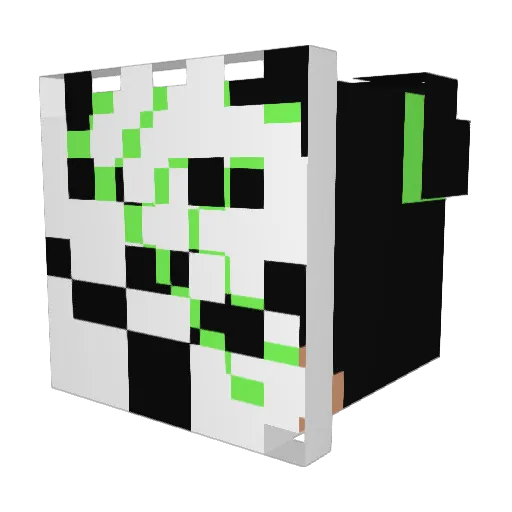 cjpayne Minecraft avatar head, 3D render