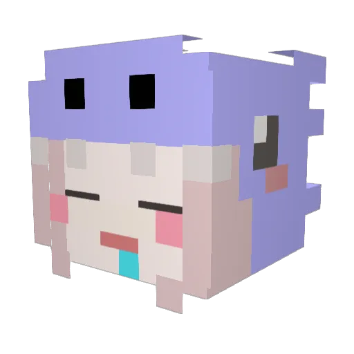 cjs0425 Minecraft avatar head, 3D render