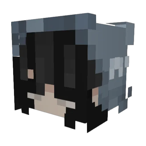 cjs19 Minecraft avatar head, 3D render
