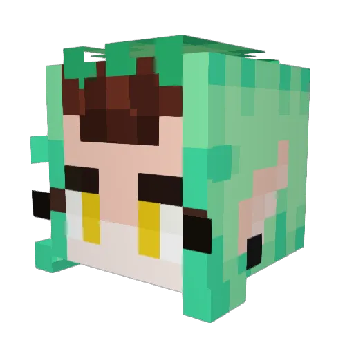 cjseegay Minecraft avatar head, 3D render