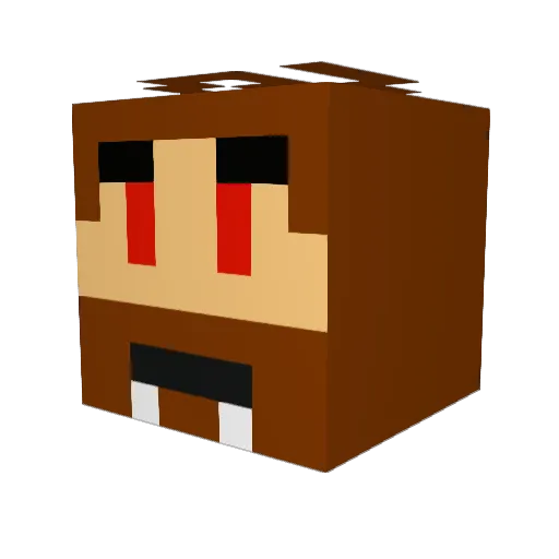 cjt123 Minecraft avatar head, 3D render