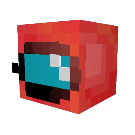 cjtull Minecraft avatar head, 3D render