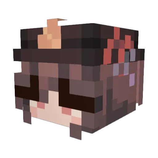 cjzfxcz Minecraft avatar head, 3D render