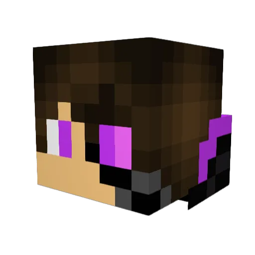 ck_stuff Minecraft avatar head, 3D render
