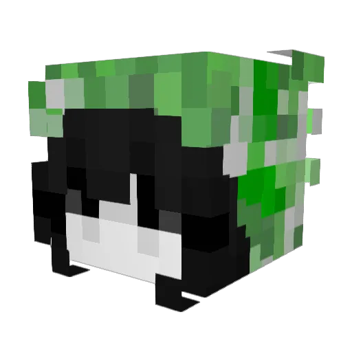 ckaaiiii Minecraft avatar head, 3D render