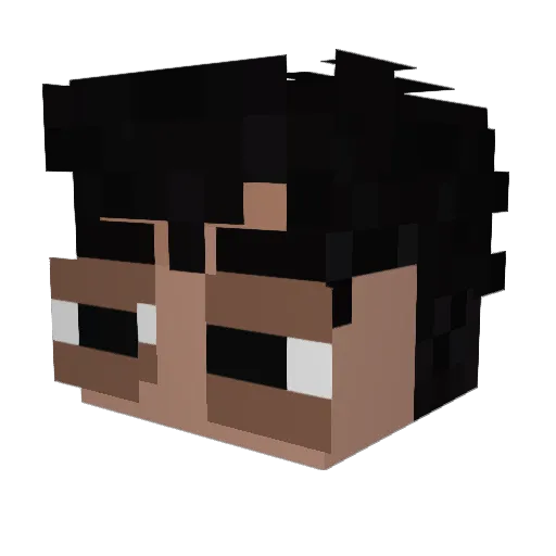 ckamilo_4 Minecraft avatar head, 3D render