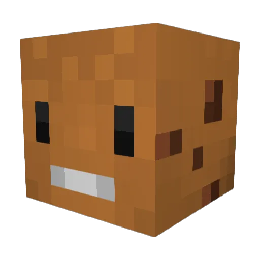 ckboxer Minecraft avatar head, 3D render