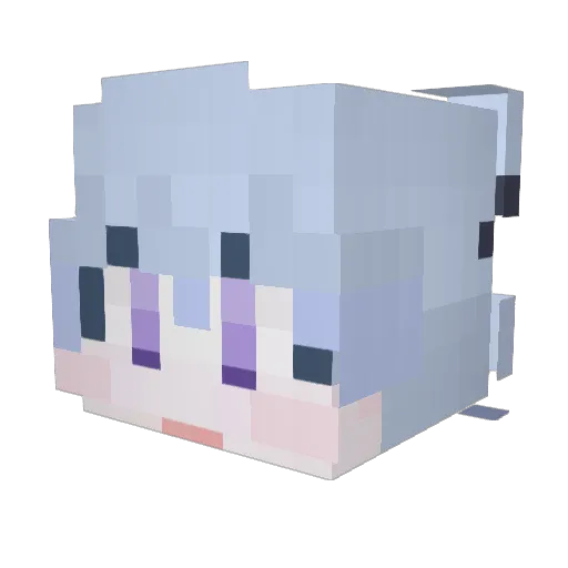 ckdrks Minecraft avatar head, 3D render
