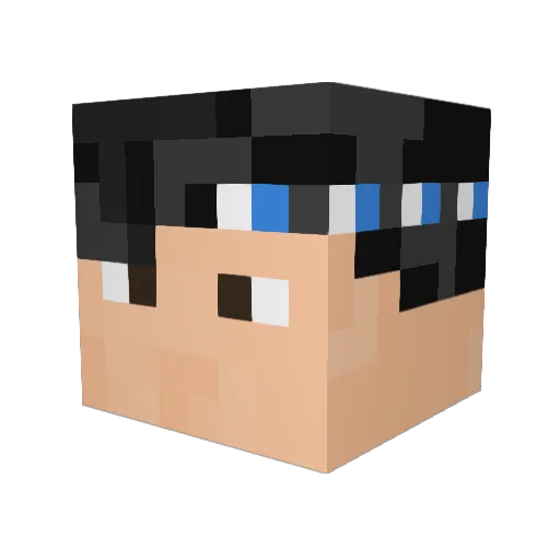 ckim228 Minecraft avatar head, 3D render