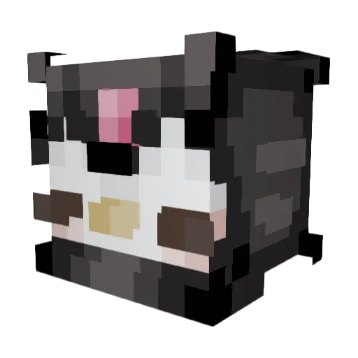 ckiu99_ Minecraft avatar head, 3D render