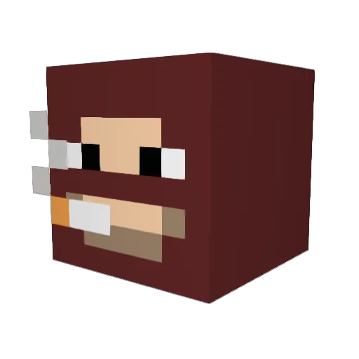 cklinsky68 Minecraft avatar head, 3D render