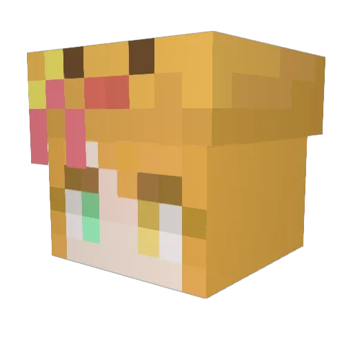 ckp919 Minecraft avatar head, 3D render