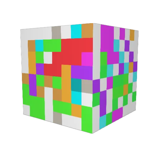 cksarge Minecraft avatar head, 3D render