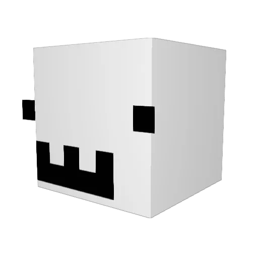 cksdb Minecraft avatar head, 3D render