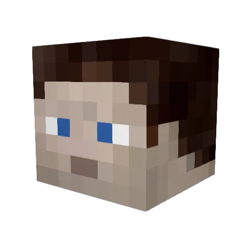 ckt_ger Minecraft avatar head, 3D render
