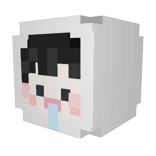cktmdgus1 Minecraft avatar head, 3D render