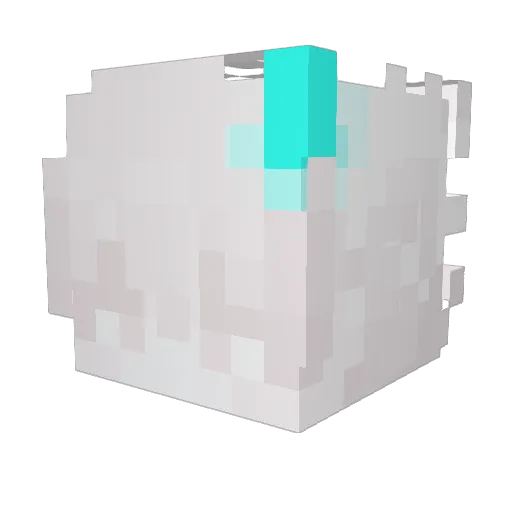 ckvk Minecraft avatar head, 3D render