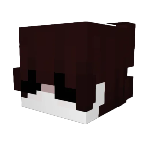 ckvss Minecraft avatar head, 3D render