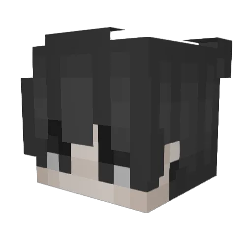 ckvu Minecraft avatar head, 3D render