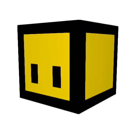 cl0205 Minecraft avatar head, 3D render