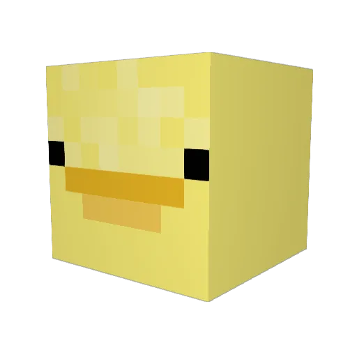 cl0ak3r Minecraft avatar head, 3D render