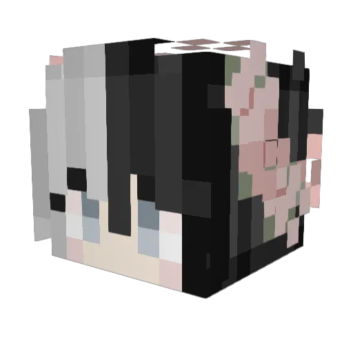 cl0udy4847 Minecraft avatar head, 3D render
