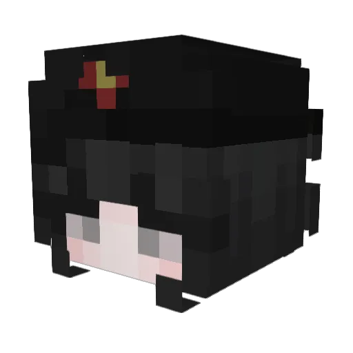 cl44h Minecraft avatar head, 3D render