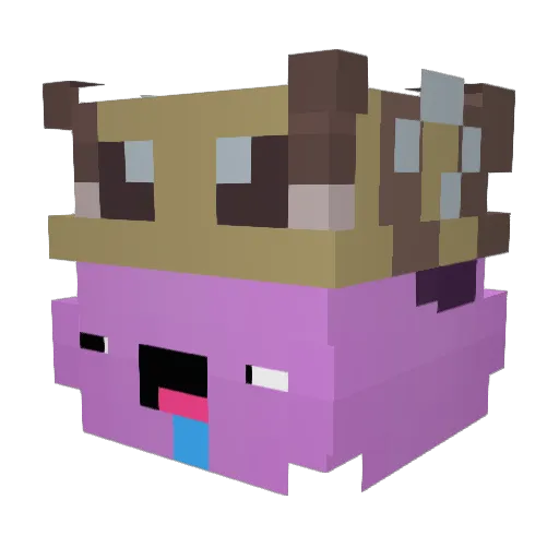 cl4dk Minecraft avatar head, 3D render