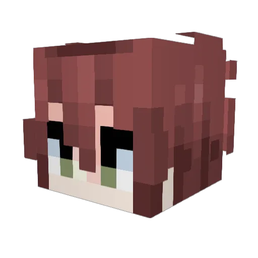 cl_thw_ltz Minecraft avatar head, 3D render