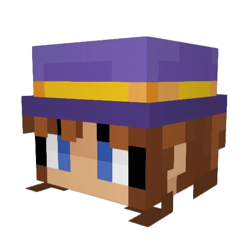 clabrus18 Minecraft avatar head, 3D render