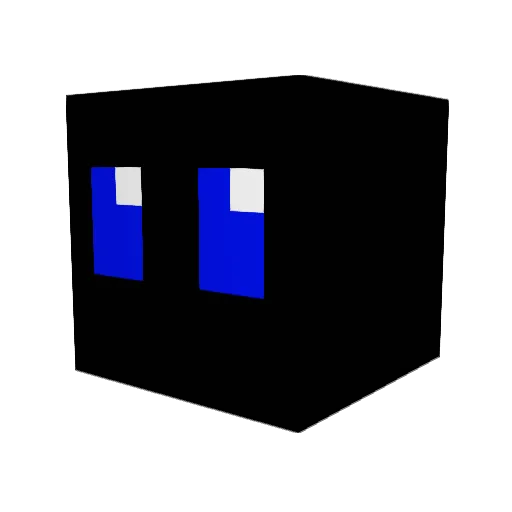 claemo Minecraft avatar head, 3D render