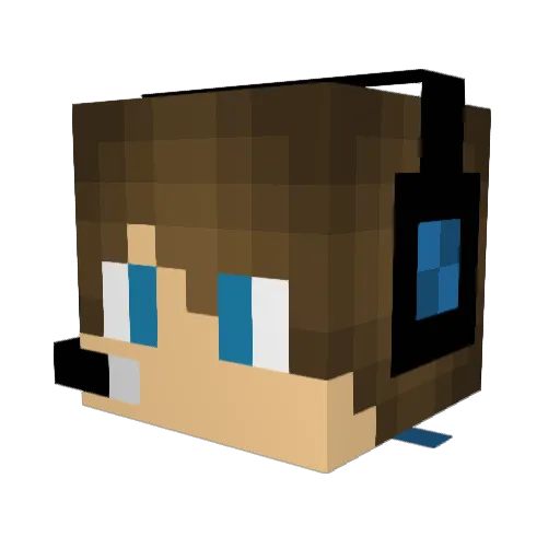 claes1koen Minecraft avatar head, 3D render