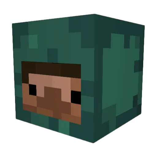 claffeyYT Minecraft avatar head, 3D render