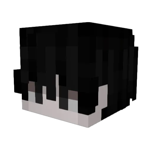 claire2464 Minecraft avatar head, 3D render